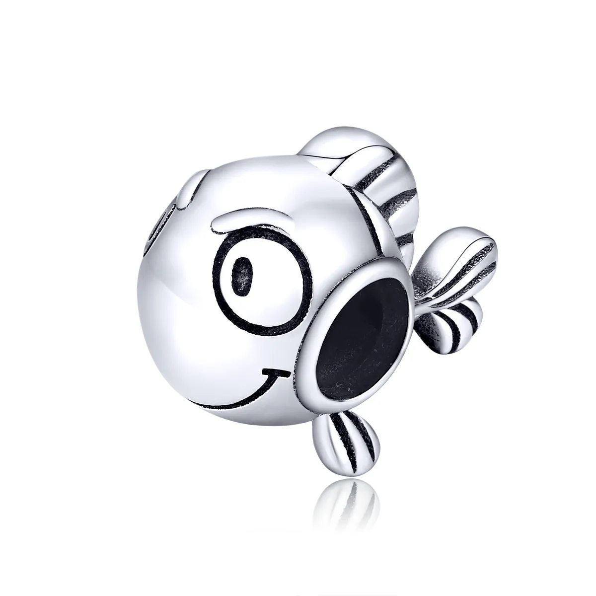 Talisman Tip Pandora Pești cu ochi mari din argint - SCC1477