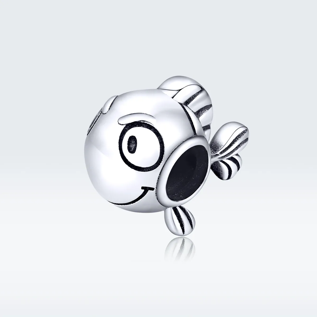 Talisman Tip Pandora Pești cu ochi mari din argint - SCC1477
